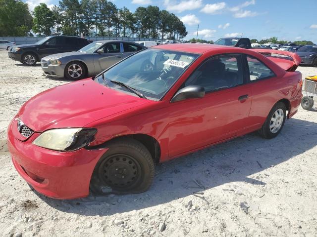 1HGEM22164L007634 - 2004 HONDA CIVIC DX VP RED photo 1