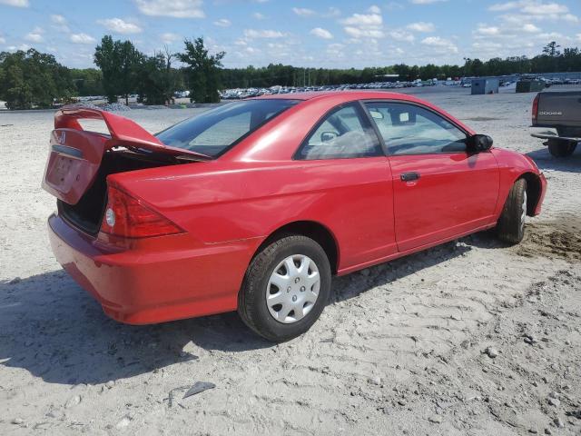 1HGEM22164L007634 - 2004 HONDA CIVIC DX VP Qırmızı foto 3