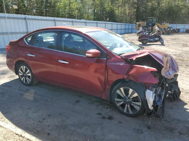 3N1AB7AP4HY370312 - 2017 NISSAN SENTRA S RED photo 4