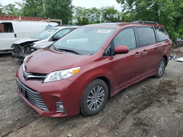 5TDYZ3DC1LS056576 - 2020 TOYOTA SIENNA XLE RED photo 1