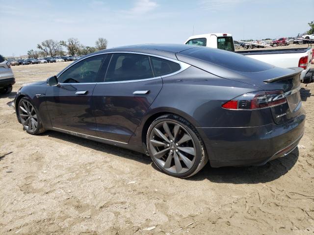 5YJSA1E2XFF109534 - 2015 TESLA MODEL S Boz foto 2