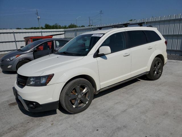 3C4PDDGG4ET293683 - 2014 DODGE JOURNEY CROSSROAD WHITE photo 1