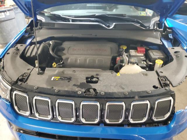 3C4NJDCBXNT179990 - 2022 JEEP COMPASS LIMITED BLUE photo 12