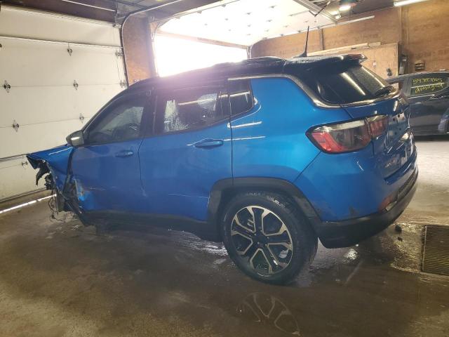 3C4NJDCBXNT179990 - 2022 JEEP COMPASS LIMITED BLUE photo 2