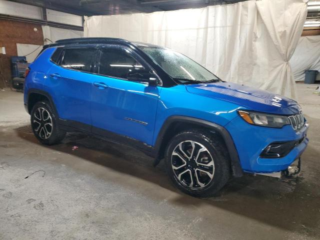 3C4NJDCBXNT179990 - 2022 JEEP COMPASS LIMITED BLUE photo 4