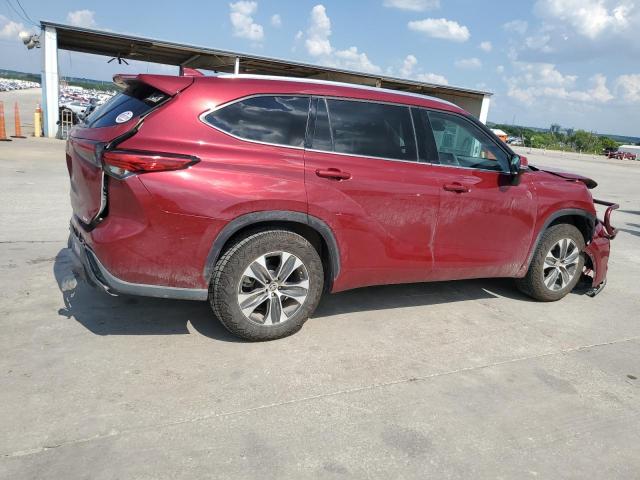 5TDGZRAH7LS004500 - 2020 TOYOTA HIGHLANDER XLE Կարմիր լուսանկար 3