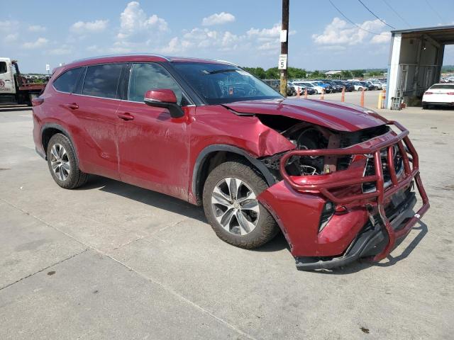 5TDGZRAH7LS004500 - 2020 TOYOTA HIGHLANDER XLE Կարմիր լուսանկար 4