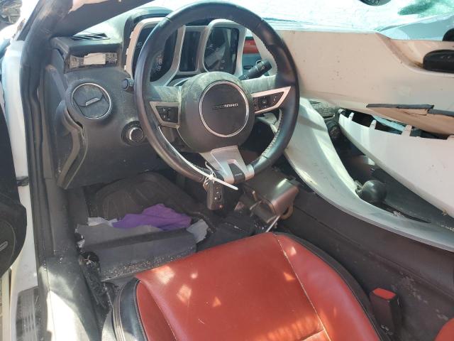 2G1FT1EW5A9168401 - 2010 CHEVROLET CAMARO SS WHITE photo 8