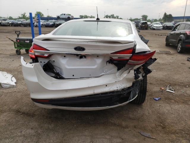 3FA6P0HD0HR310731 - 2017 FORD FUSION SE WHITE photo 6