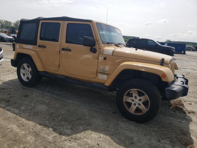 1C4BJWDG4EL212521 - 2014 JEEP WRANGLER SPORT TAN photo 4