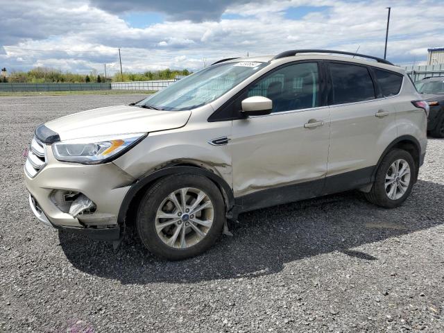 1FMCU9HD0JUC14845 - 2018 FORD ESCAPE SEL TAN photo 1