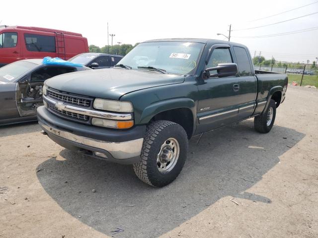 1GCGK29U21Z124200 - 2001 CHEVROLET SILVERADO K2500 GREEN photo 1