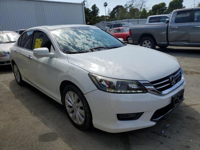 1HGCR3F88EA034868 - 2014 HONDA ACCORD EXL WHITE photo 4