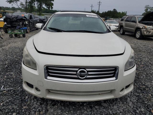 1N4AA5AP4DC840495 - 2013 NISSAN MAXIMA S WHITE photo 5