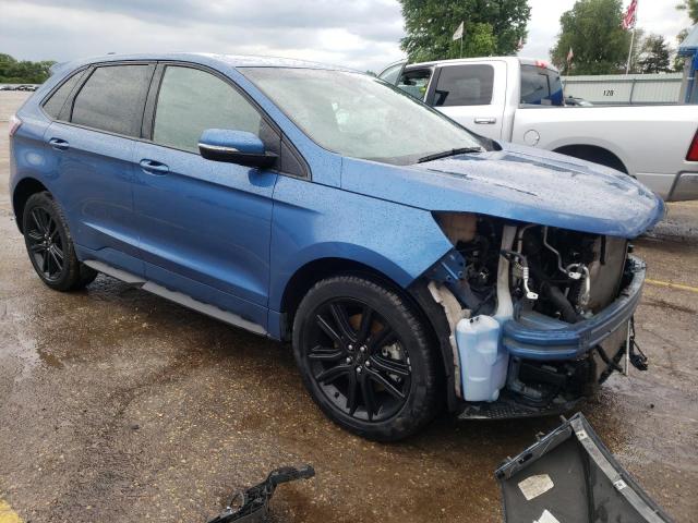 2FMPK4APXKBB52702 - 2019 FORD EDGE ST BLUE photo 4