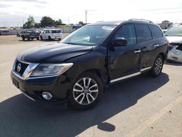 5N1AR2MMXEC601307 - 2014 NISSAN PATHFINDER S BLACK photo 1