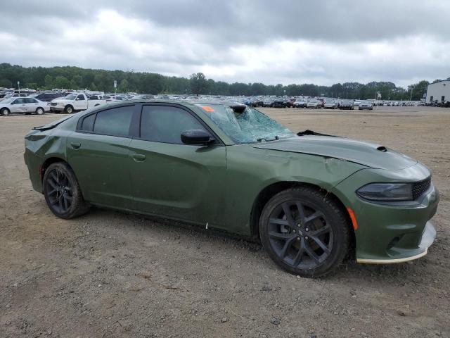 2C3CDXHG2MH648635 - 2021 DODGE CHARGER GT GREEN photo 4