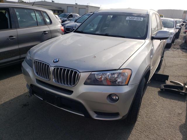 5UXWX9C59D0A31935 - 2013 BMW X3 XDRIVE28I SILVER photo 1