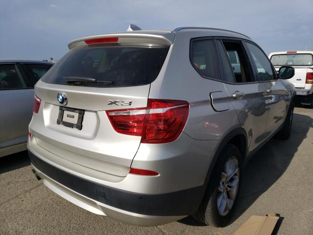 5UXWX9C59D0A31935 - 2013 BMW X3 XDRIVE28I SILVER photo 3