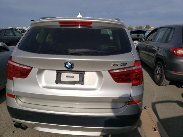 5UXWX9C59D0A31935 - 2013 BMW X3 XDRIVE28I SILVER photo 6