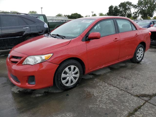 2T1BU4EE0BC629341 - 2011 TOYOTA COROLLA LE BASE RED photo 1