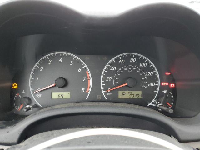 2T1BU4EE0BC629341 - 2011 TOYOTA COROLLA LE BASE RED photo 9