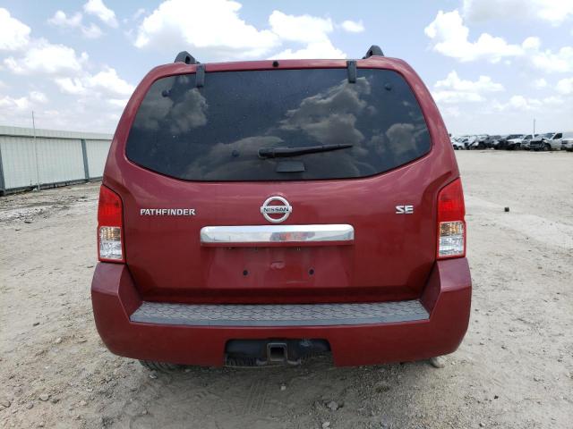 5N1AR18U88C601959 - 2008 NISSAN PATHFINDER S RED photo 6