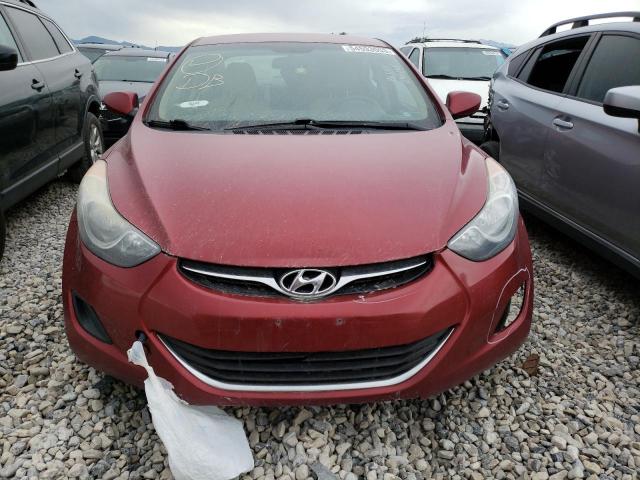 5NPDH4AE5DH343942 - 2013 HYUNDAI ELANTRA GLS RED photo 5