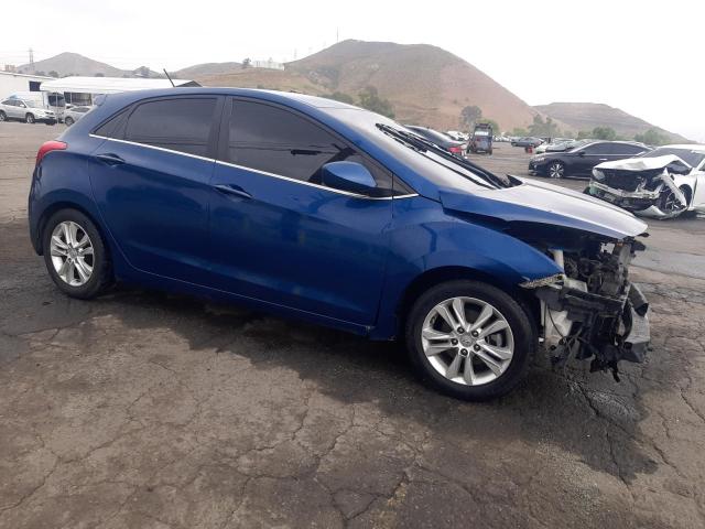 KMHD35LH0EU185833 - 2014 HYUNDAI ELANTRA GT BLUE photo 4