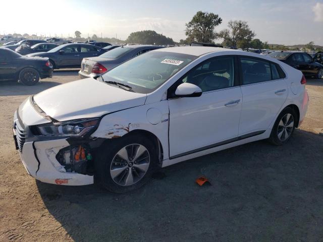 KMHC75LD5JU076145 - 2018 HYUNDAI IONIQ LIMITED WHITE photo 1