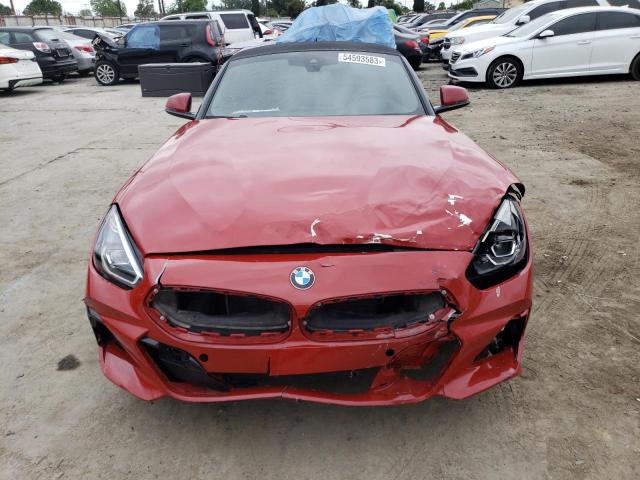 WBAHF3C50KWW39812 - 2019 BMW Z4 SDRIVE30I RED photo 5