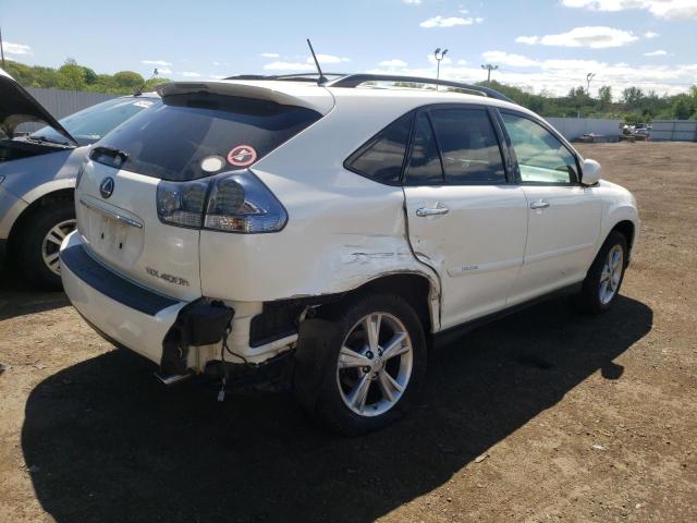 JTJHW31U882855529 - 2008 LEXUS RX 400H WHITE photo 3