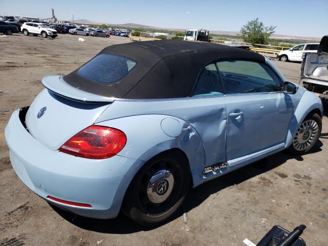 3VW5P7AT2DM823824 - 2013 VOLKSWAGEN BEETLE BLUE photo 3