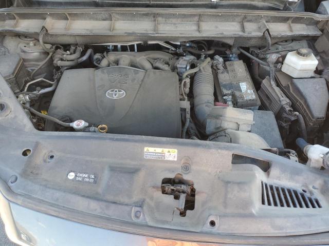 5TDGZRBH7MS526480 - 2021 TOYOTA HIGHLANDER XLE BLACK photo 12