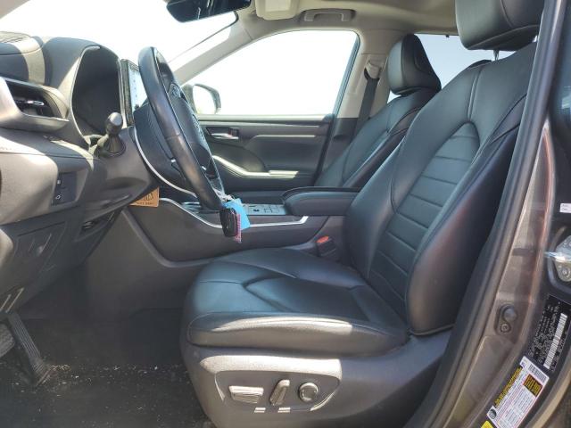 5TDGZRBH7MS526480 - 2021 TOYOTA HIGHLANDER XLE BLACK photo 7