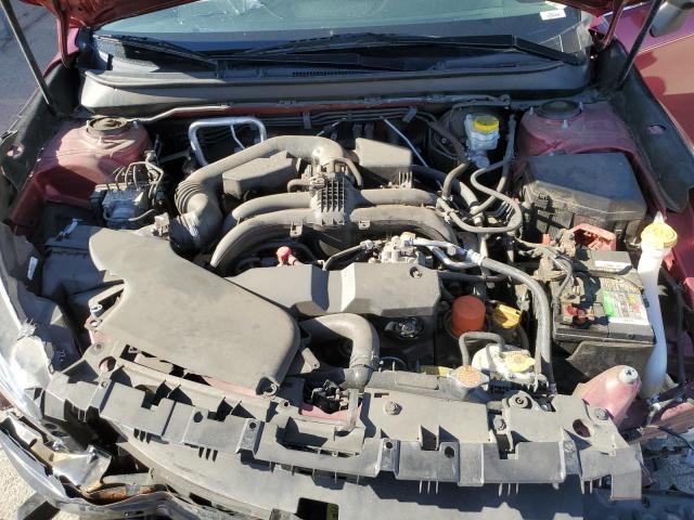 4S3BNAB65K3002863 - 2019 SUBARU LEGACY 2.5I RED photo 11