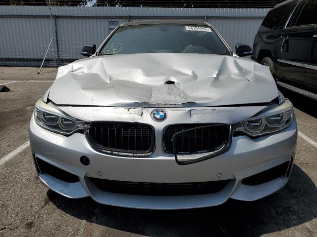 WBA4B1C55FD955092 - 2015 BMW 435 I GRAN COUPE SILVER photo 5