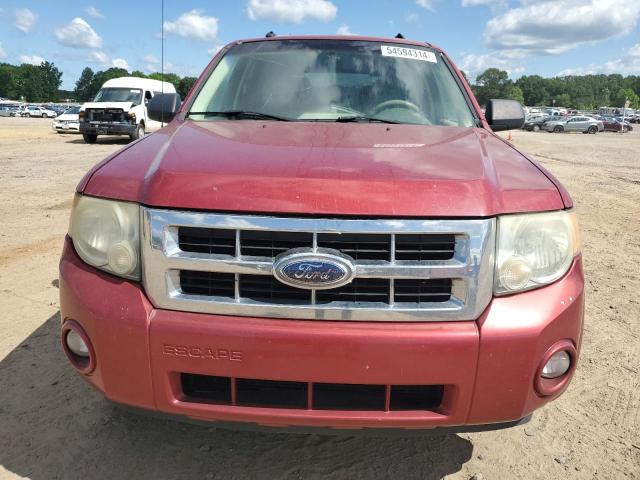 1FMCU03138KB27746 - 2008 FORD ESCAPE XLT RED photo 5