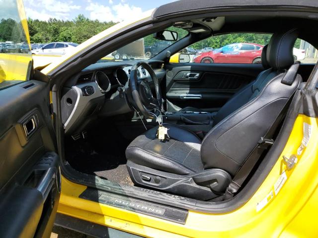 1FATP8UH0G5281775 - 2016 FORD MUSTANG YELLOW photo 7