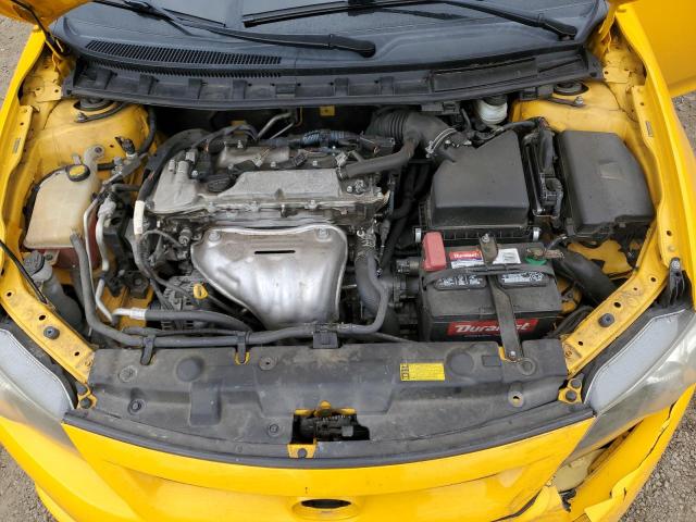 JTKJF5C78C3024499 - 2012 TOYOTA SCION TC 黄色 照片 11