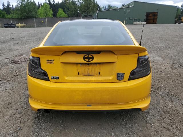 JTKJF5C78C3024499 - 2012 TOYOTA SCION TC 黄色 照片 6