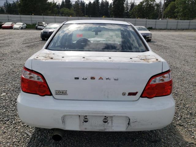 JF1GD70675L513807 - 2005 SUBARU IMPREZA WRX STI WHITE photo 6