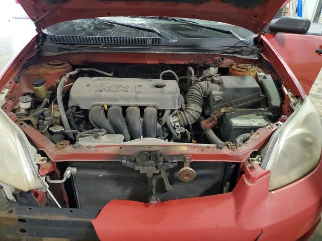2T1KR32E57C664898 - 2007 TOYOTA COROLLA MA XR RED photo 11