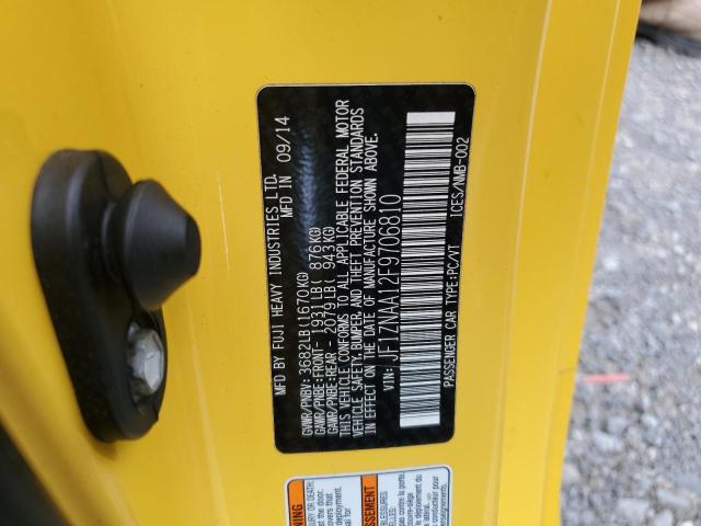JF1ZNAA12F9706810 - 2015 TOYOTA SCION FR-S 黄色 照片 12