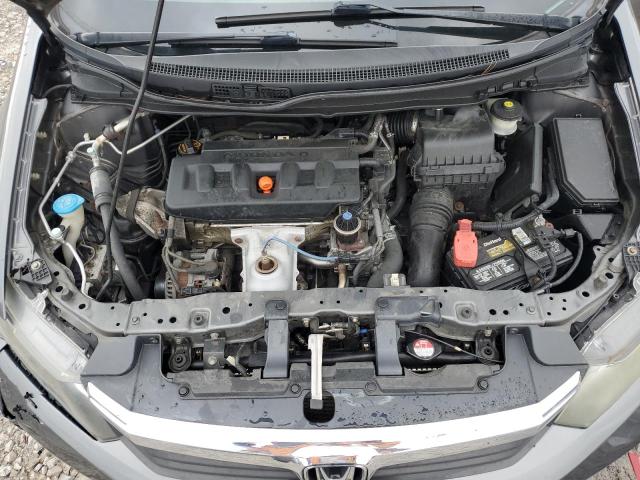 19XFB2F58CE059635 - 2012 HONDA CIVIC LX ნაცრისფერი ფოტო 11