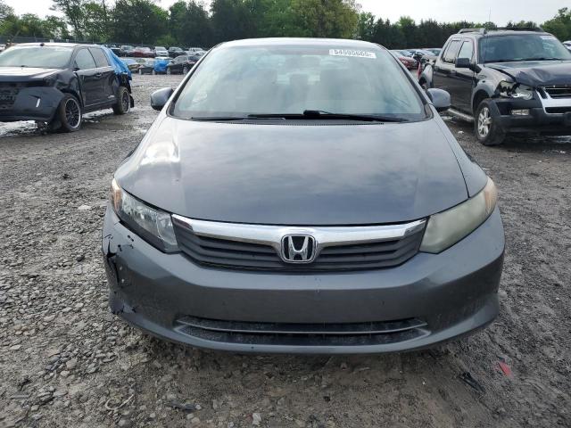 19XFB2F58CE059635 - 2012 HONDA CIVIC LX ნაცრისფერი ფოტო 5