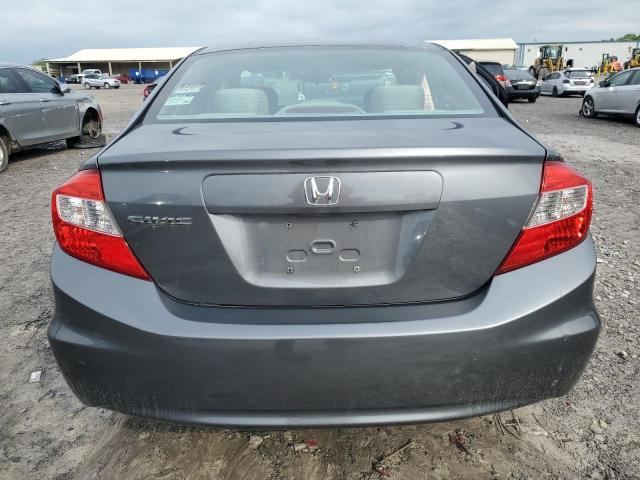 19XFB2F58CE059635 - 2012 HONDA CIVIC LX ნაცრისფერი ფოტო 6