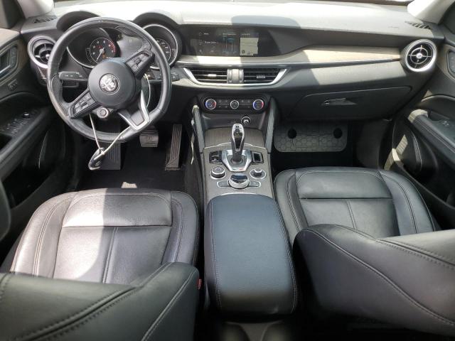 ZASPAKBN1M7D18827 - 2021 ALFA ROMEO STELVIO TI WHITE photo 8