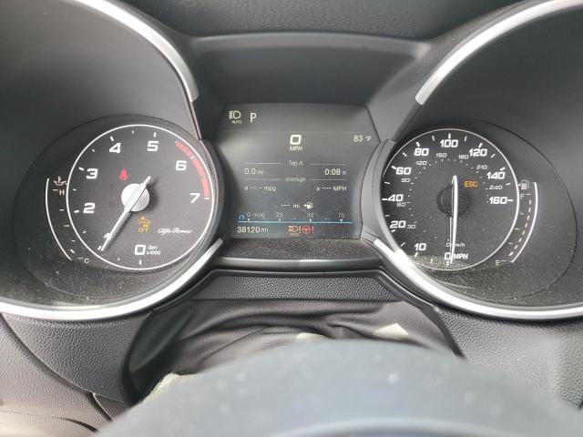 ZASPAKBN1M7D18827 - 2021 ALFA ROMEO STELVIO TI WHITE photo 9