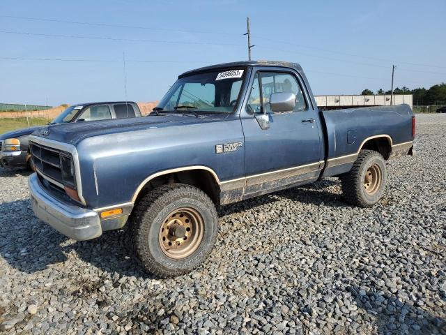 1B7HM06Y1KS000391 - 1989 DODGE W-SERIES W100 BLUE photo 1